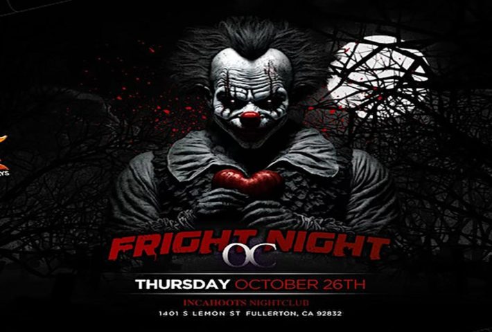 Fright Night OC Halloween Costume Party @ Incahoots NightClub